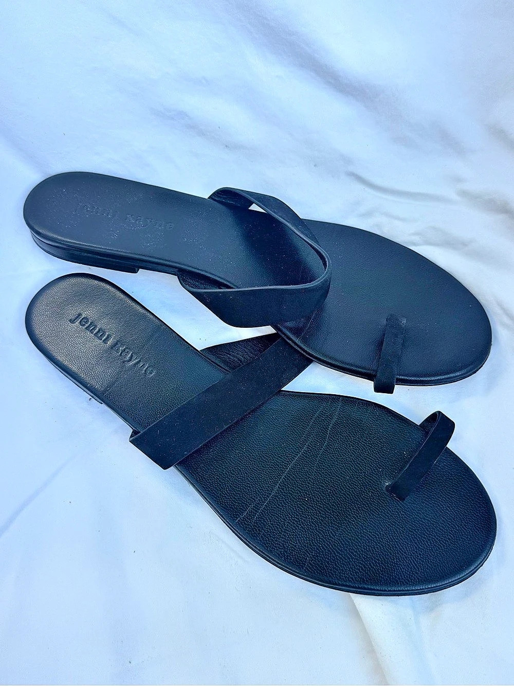 Jenni Kayne Laze Sandal Black Flat Sandals